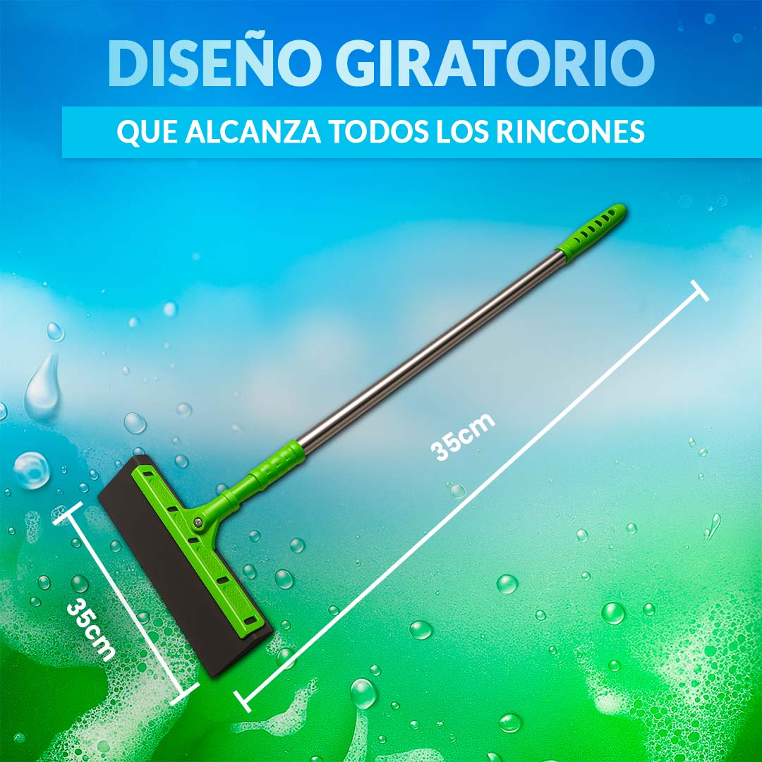 Limpiador tipo escoba para pisos, ventanas y paredes 🎁HOY ENVÍO GRATIS🎁