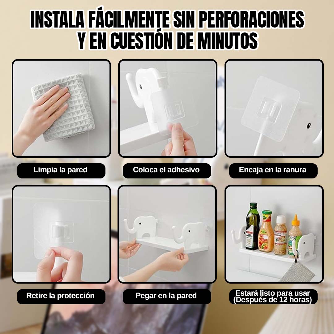 Repisa Adhesiva 🎁PROMO 1 UNIDAD🎁- FÁCIL INSTALACIÓN