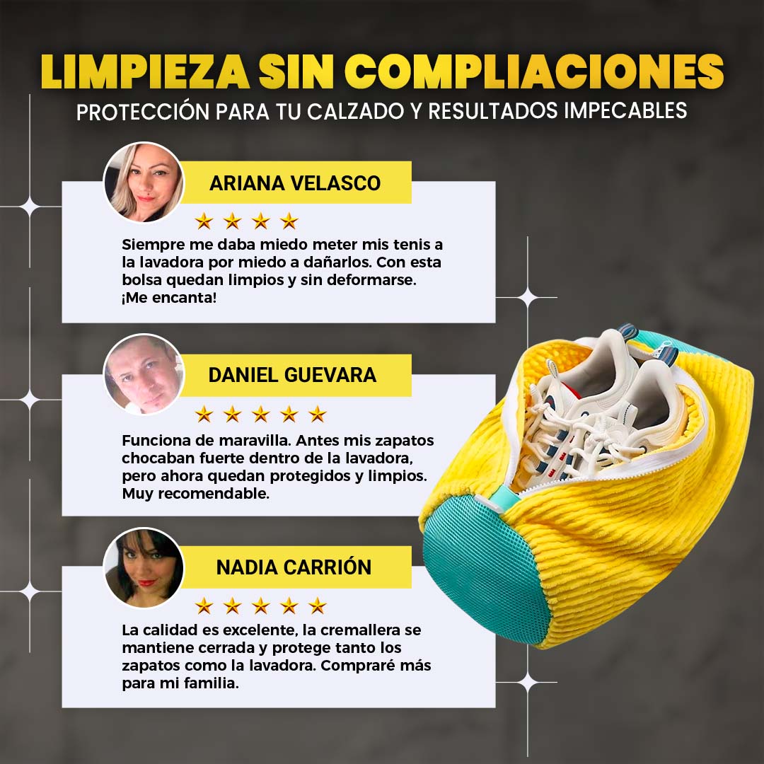 BOLSA PARA LAVADO DE ZAPATOS EN LAVADORA
